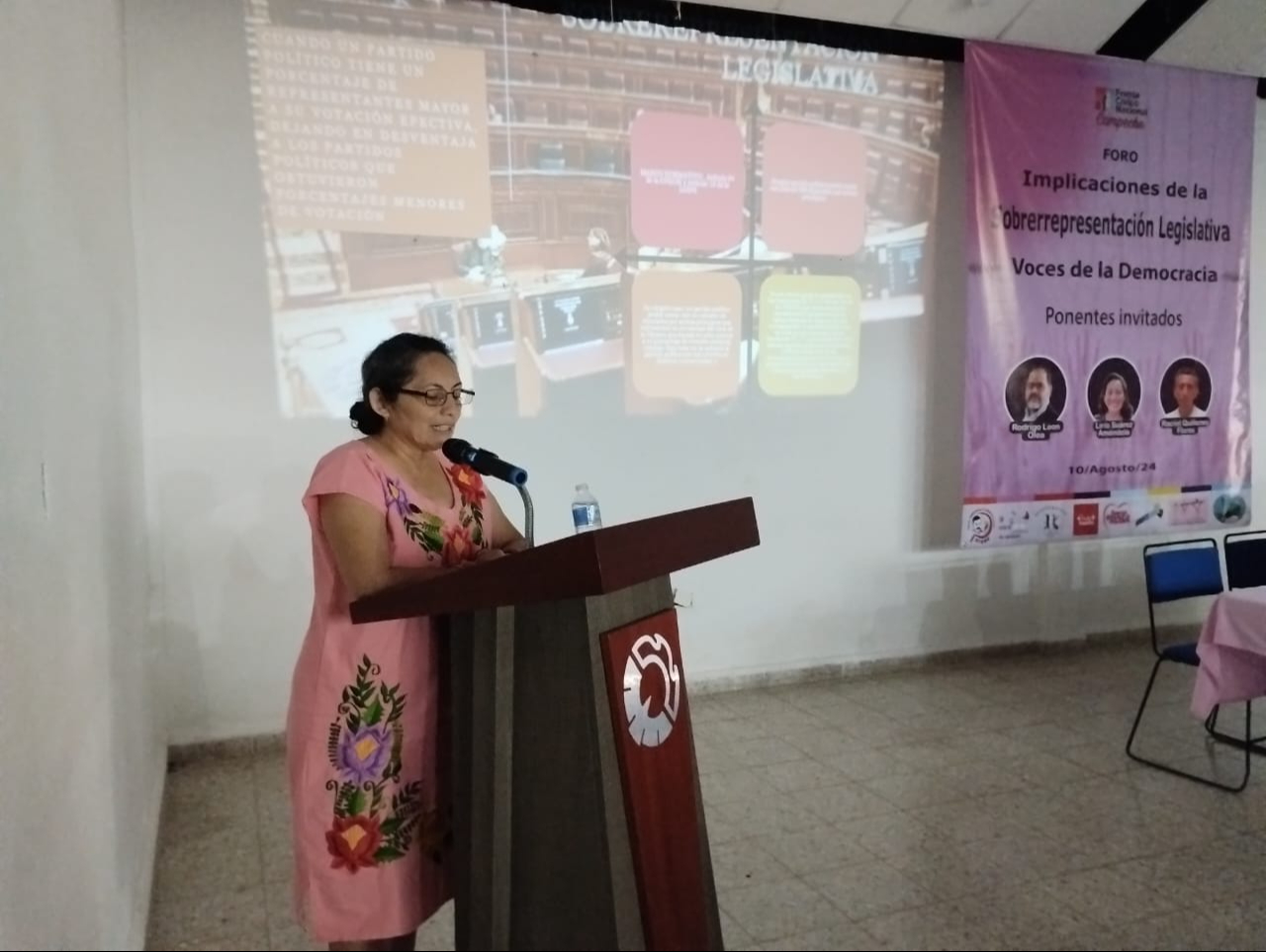 En riesgo la democracia en Campeche por la sobrerrepresentación legislativa: Expresidenta del IEEC