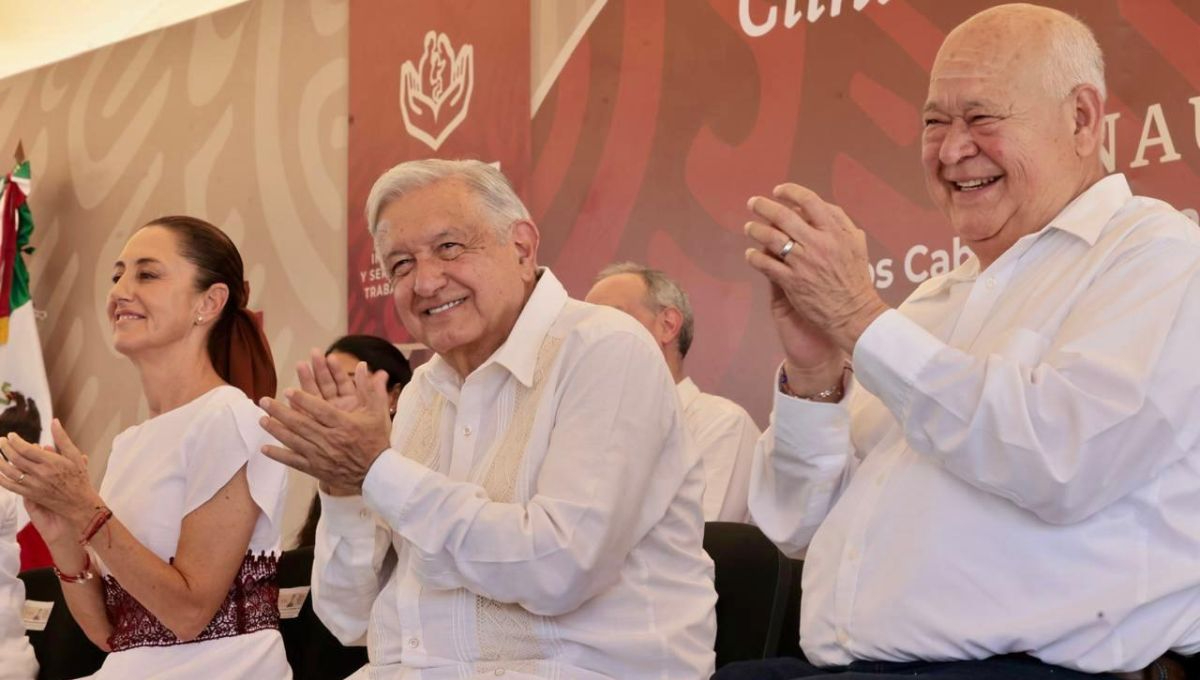 El presidente Andrés Manuel López Obrador, brinda su respaldo a Claudia Sheinbaum en Baja California Sur El presidente Andrés Manuel López Obrador, brinda su respaldo a Claudia Sheinbaum en Baja California Sur