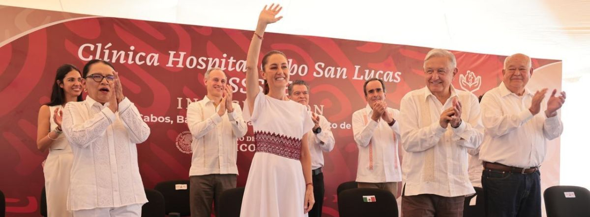 La virtual presidenta electa, Claudia Sheinbaum, acompaño al presidente Andrés Manuel López Obrador, durante la inauguración de la Clínica Hospital Issste en Cabo San Lucas La virtual presidenta electa, Claudia Sheinbaum, acompaño al presidente Andrés Manuel López Obrador, durante la inauguración de la Clínica Hospital Issste en Cabo San Lucas