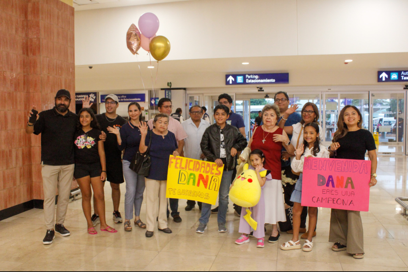 Así recibieron a Dana Medina en Mérida Así recibieron a Dana Medina en Mérida