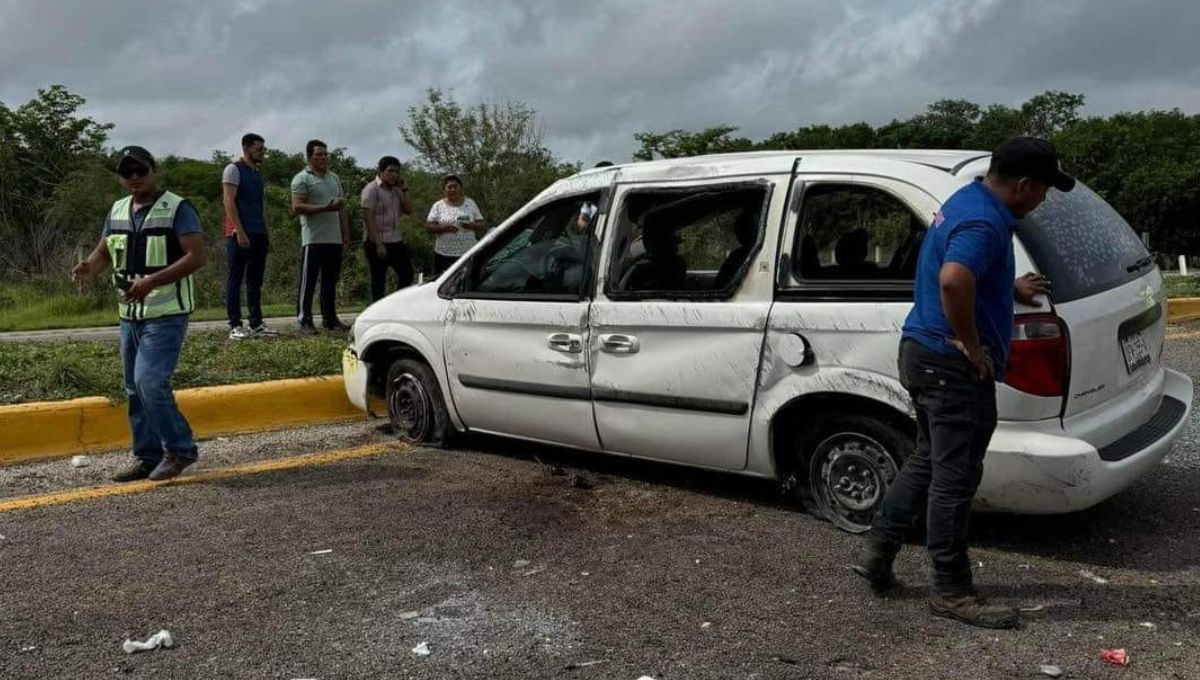 Así terminó la unidad en la carretera federal Así terminó la unidad en la carretera federal
