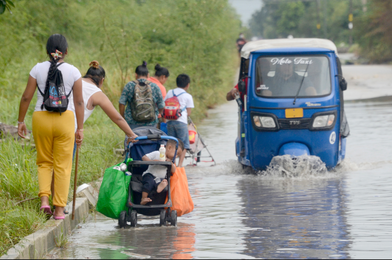 Inundaciones en Quintana Roo por las lluvias Inundaciones en Quintana Roo por las lluvias