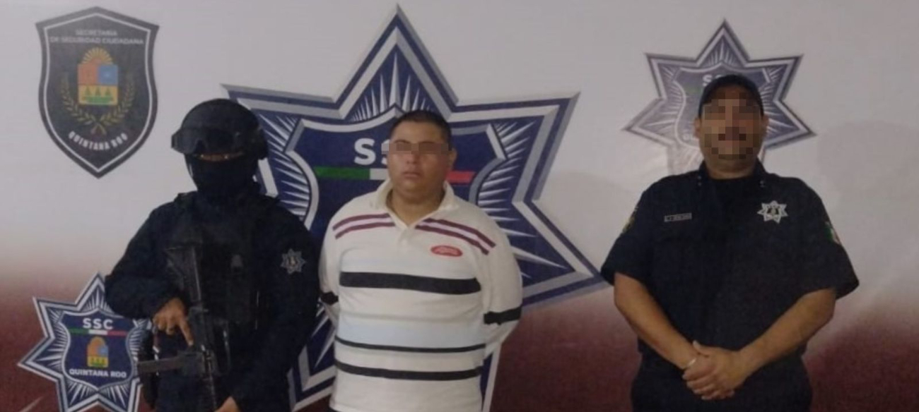  Aseguran a extorsionador en la 251 de Cancún   