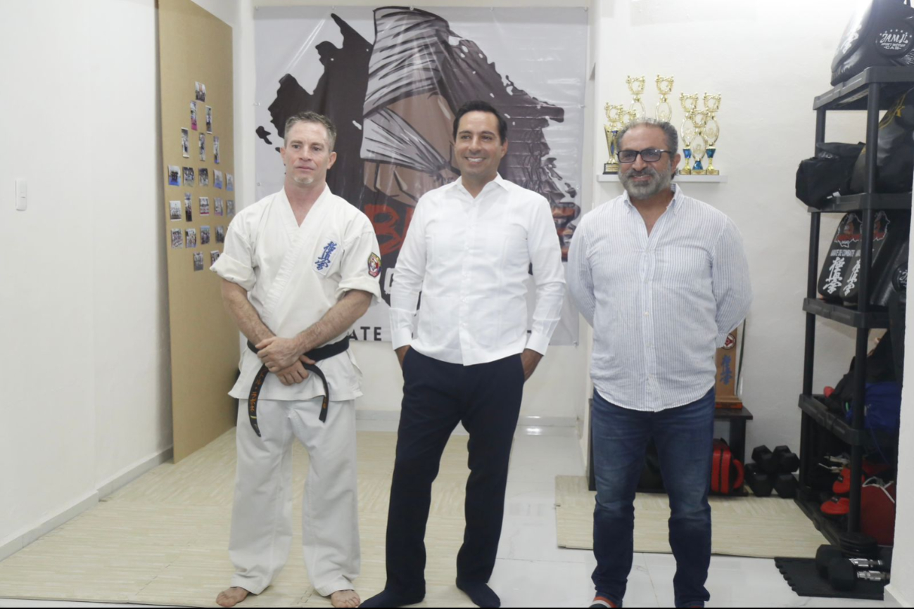 Mauricio Vila en el Rabbone Dojo Mauricio Vila en el Rabbone Dojo