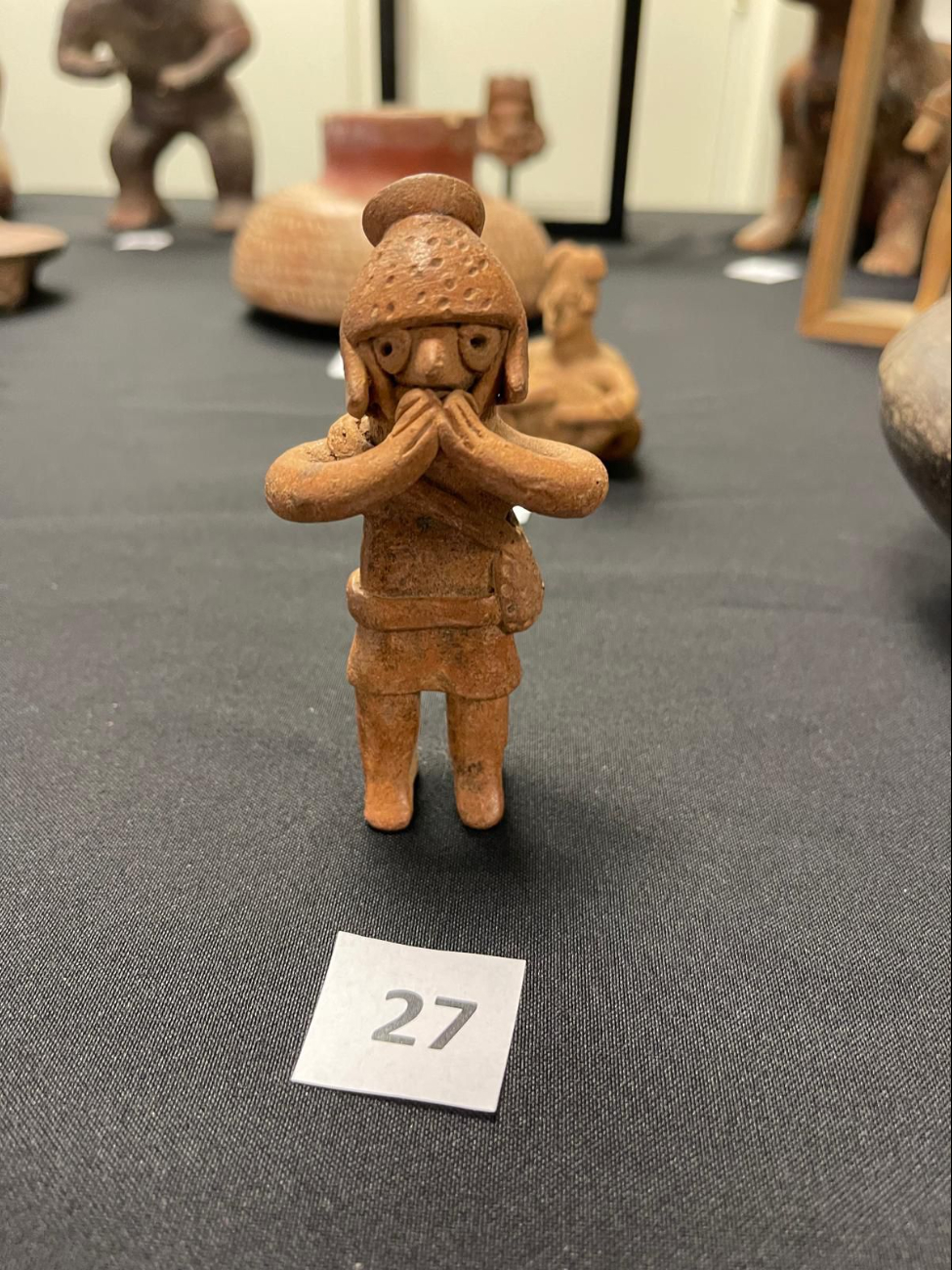 Una de las piezas arqueológicas encontradas en Portland Una de las piezas arqueológicas encontradas en Portland