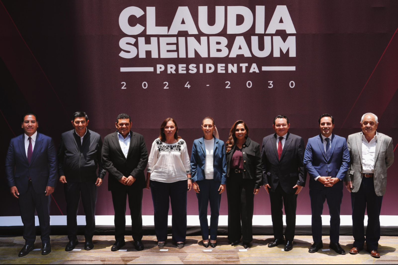 Claudia Sheinbaum recibe proyectos prioritarios para Campeche en reunión con autoridades