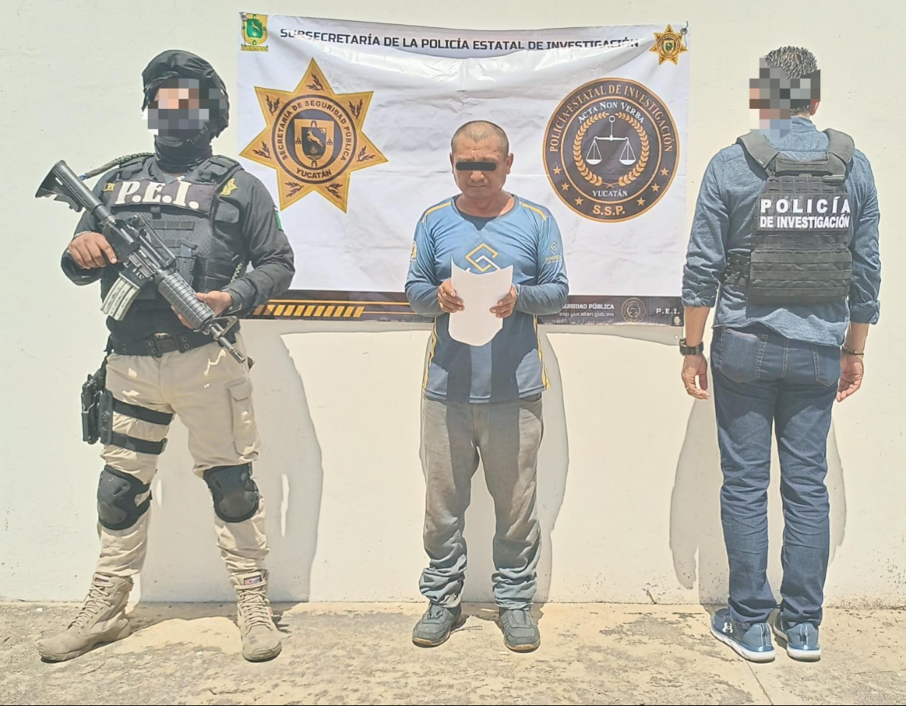 El hombre fue entregado a la FGE Quintana Roo El hombre fue entregado a la FGE Quintana Roo