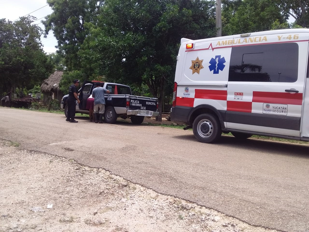 El hombre fue trasladado al hospital San Carlos de Tizimín