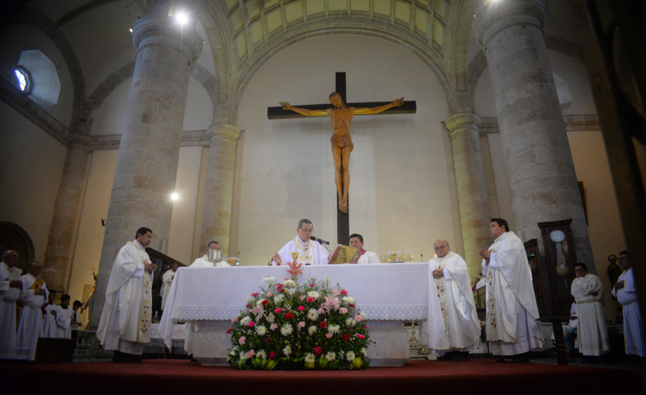 Las misas se realizarán en la Catedral de Mérida