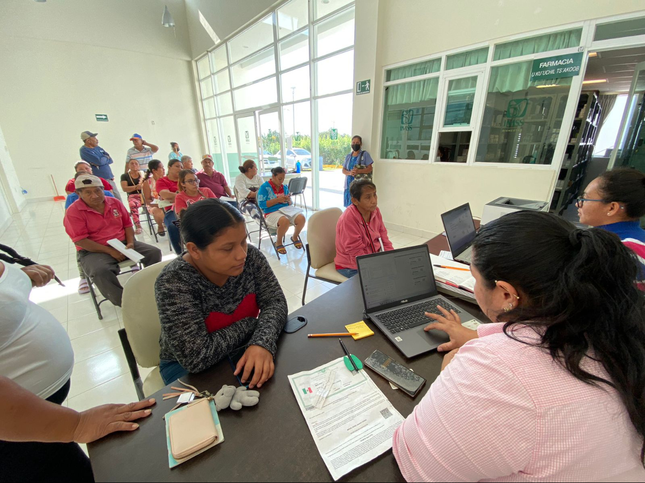 Hay 14 módulos de registro en diversas unidades médicas del estado. Hay 14 módulos de registro en diversas unidades médicas del estado.