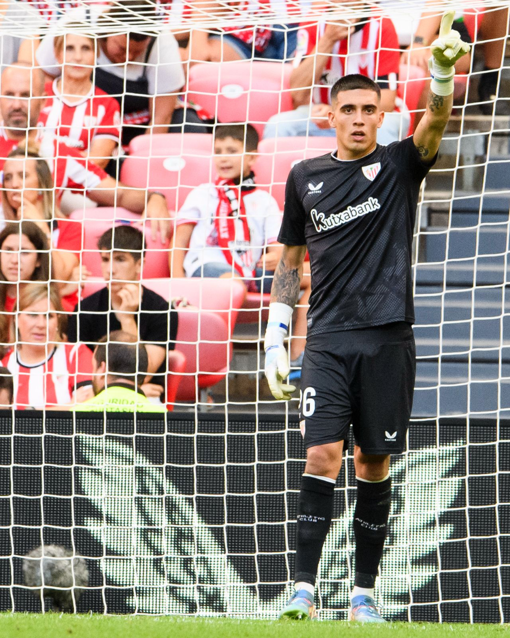 Alex Padilla, portero mexicano debuta en LaLiga con el Athletic de Bilbao