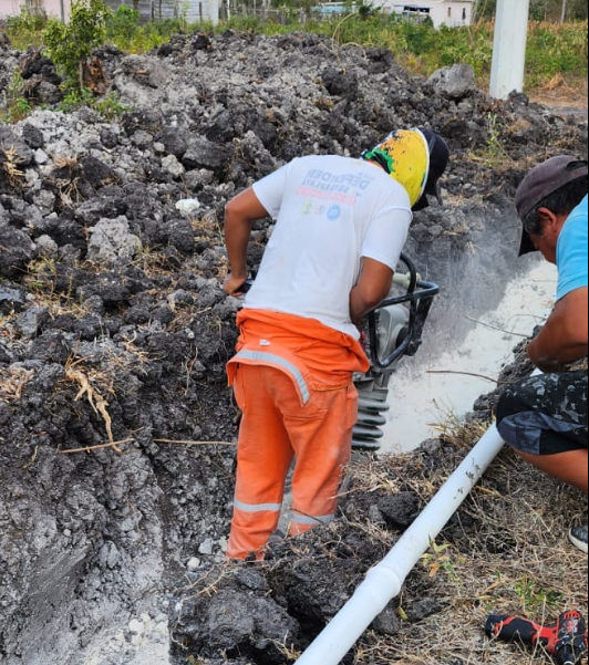 Se alcanzó el nivel de agua para que llegara a Xpujil y Chicaná, que son la parte más alta Se alcanzó el nivel de agua para que llegara a Xpujil y Chicaná, que son la parte más alta