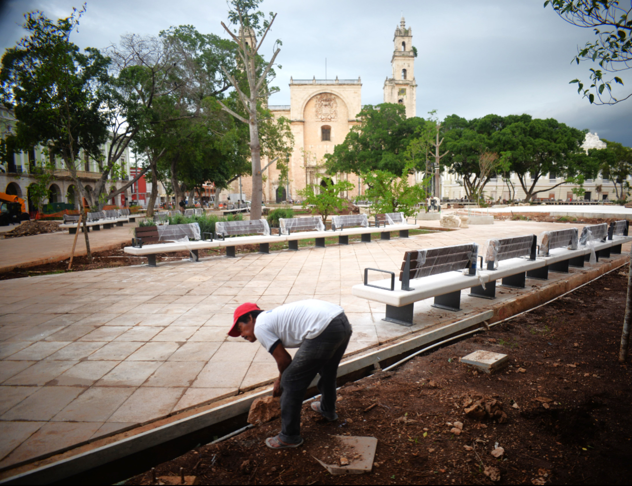 El INAH estudiará las obras de la Plaza Grande El INAH estudiará las obras de la Plaza Grande