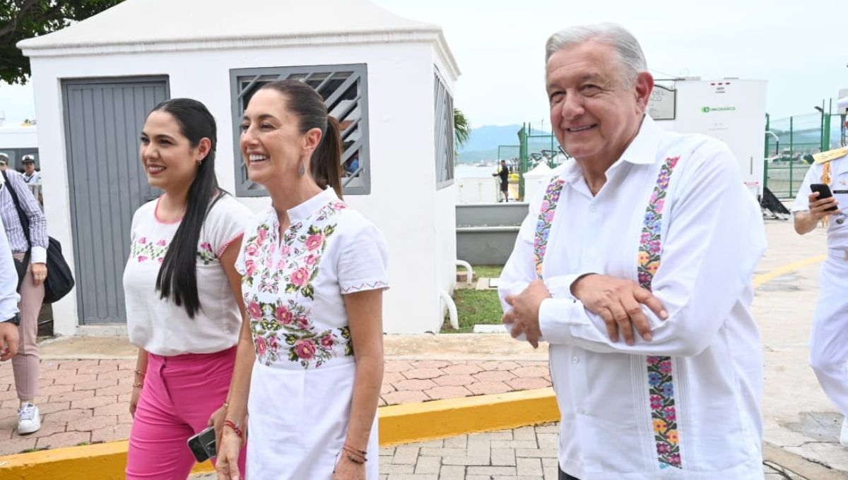 El presidente de la República y la presidenta electa, inauguraron el acueducto Armería-Manzanillo en Colima El presidente de la República y la presidenta electa, inauguraron el acueducto Armería-Manzanillo en Colima