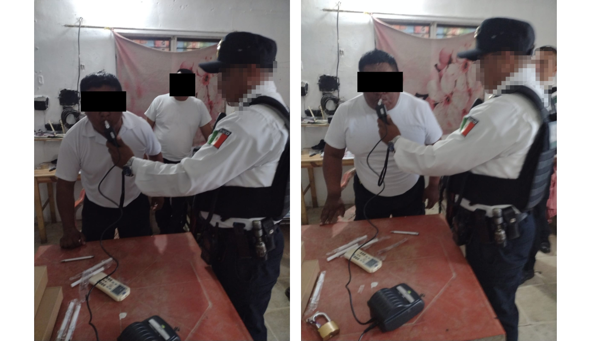 La intervención se realizó tras una queja ciudadana por extorsión a conductores. La intervención se realizó tras una queja ciudadana por extorsión a conductores.