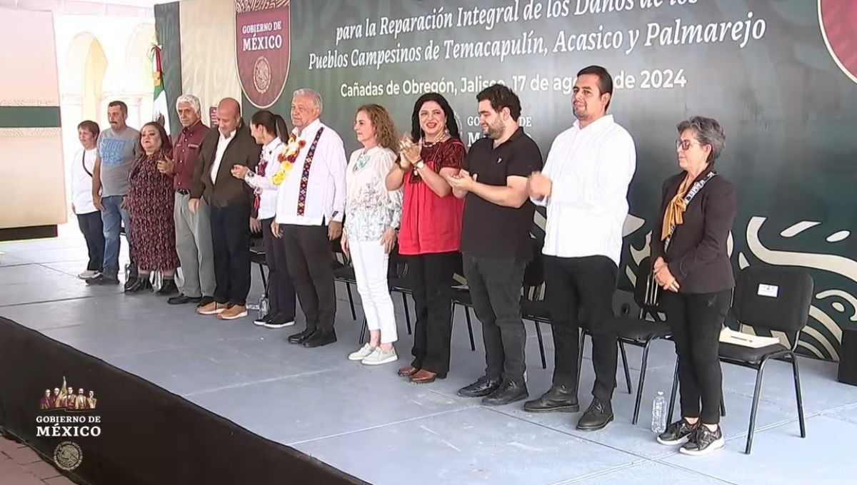 AMLO y Sheinbaum encabezan el Plan de Justicia para los Pueblos de Temacapulín, Acasico y Palmarejo en Jalisco AMLO y Sheinbaum encabezan el Plan de Justicia para los Pueblos de Temacapulín, Acasico y Palmarejo en Jalisco