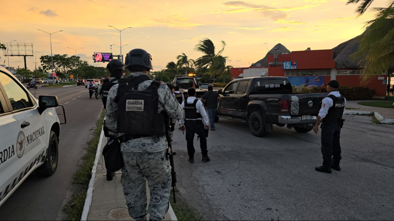 Detenidos en Campeche con arma de fuego, implicados en atentados en Samulá y San Román