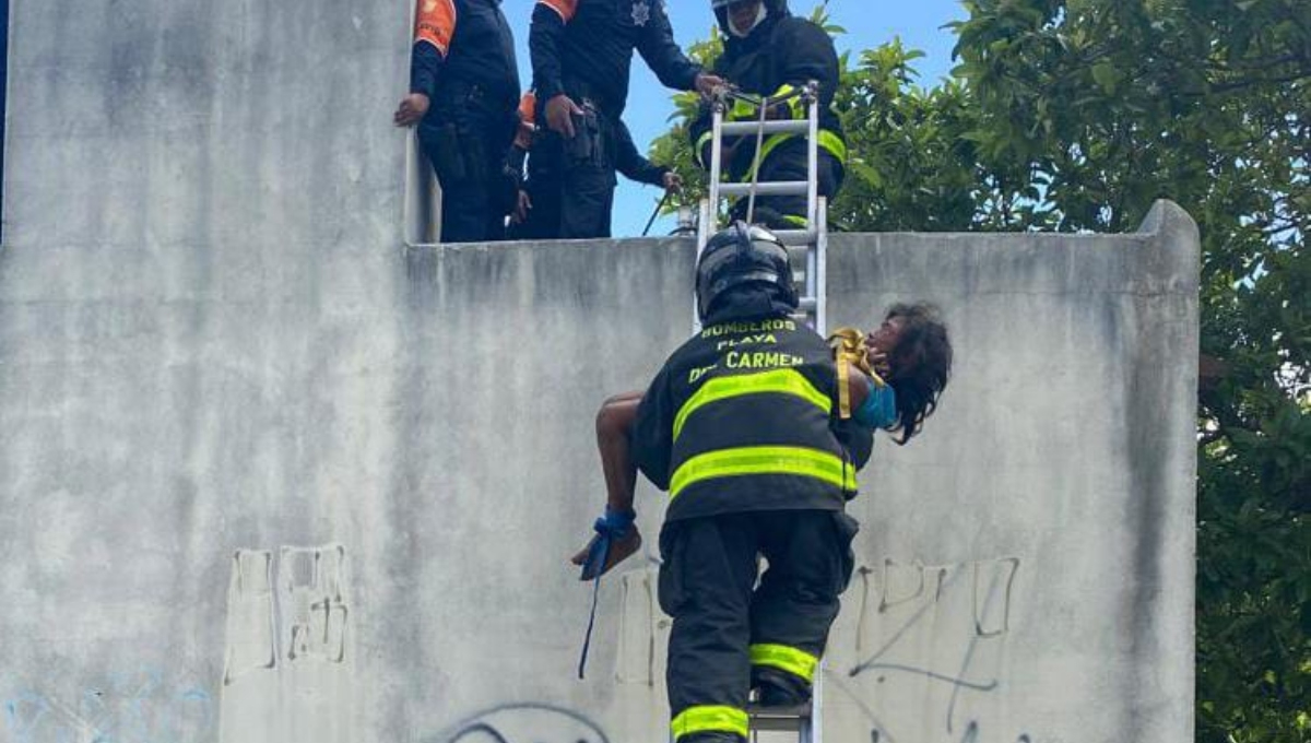 La mujer fue rescatada y reunida con sus familiares La mujer fue rescatada y reunida con sus familiares