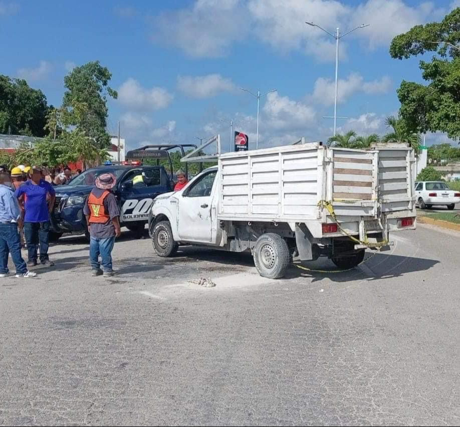 Ladrón de vehículo sufre accidente y es detenido en Playa del Carmen Ladrón de vehículo sufre accidente y es detenido en Playa del Carmen