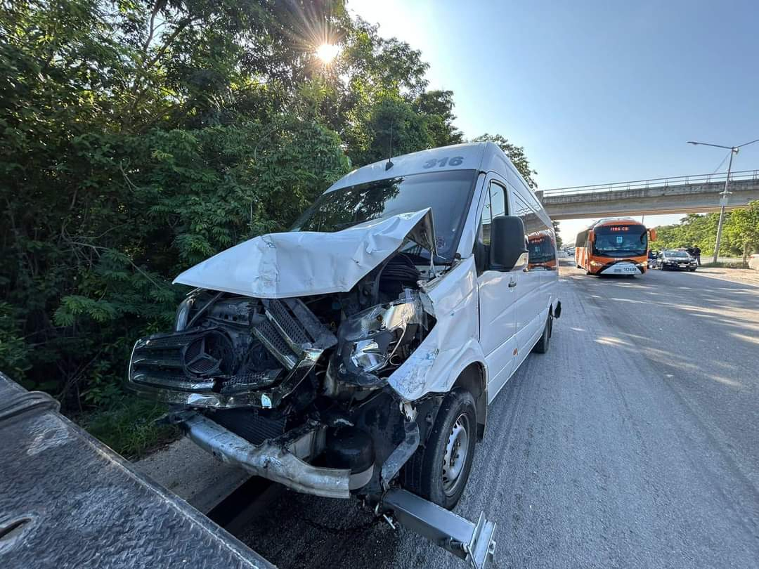 Ninguno de los conductores resultó lesionado en el accidente