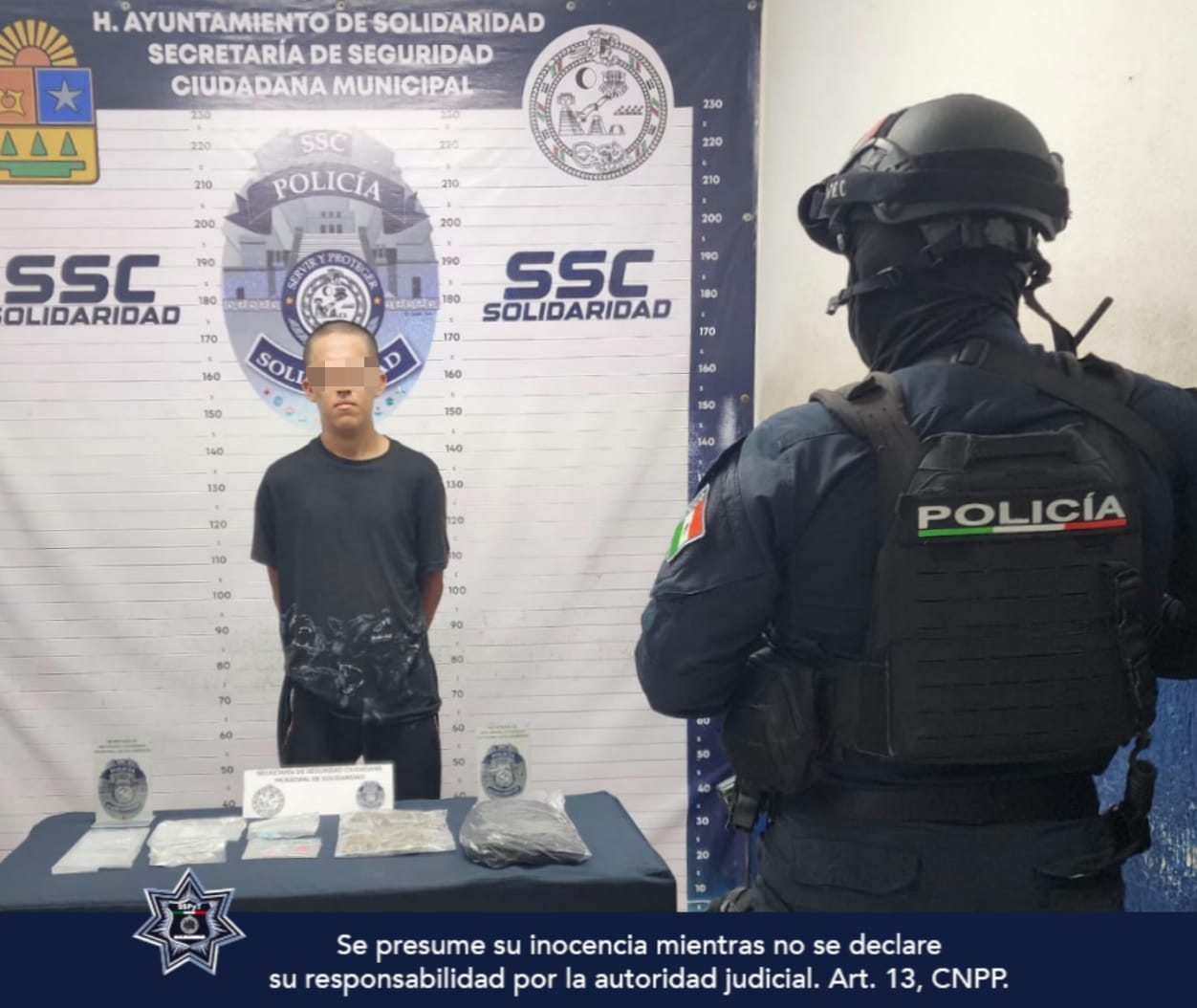 Fue detenido la mañana del domingo con sustancias ilícitas Fue detenido la mañana del domingo con sustancias ilícitas
