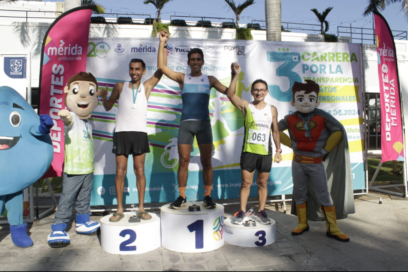 Jordan Mendieta, primer lugar en la rama varonil Jordan Mendieta, primer lugar en la rama varonil