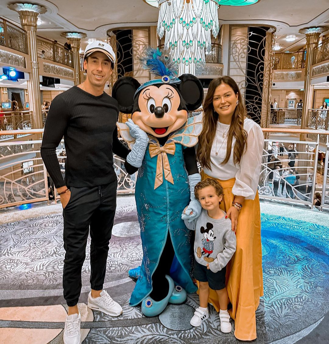 La familia de Jiménez de vacaciones
