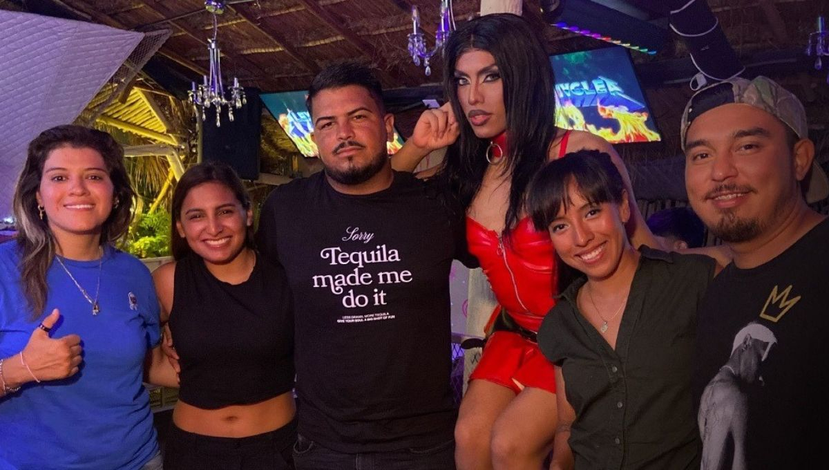 Integrantes de la comunidad LGBT+ en Playa del Carmen Integrantes de la comunidad LGBT+ en Playa del Carmen