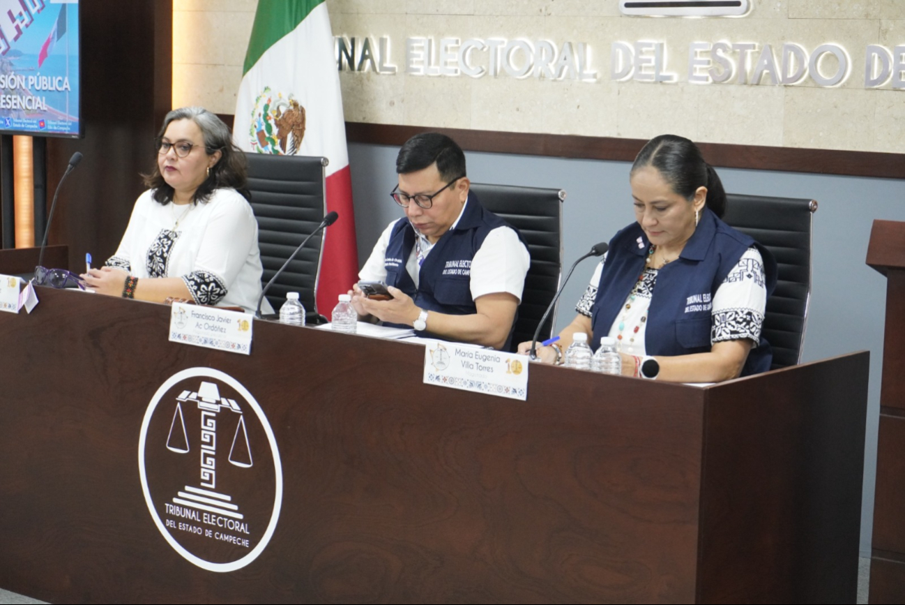 Tribunal Electoral de Campeche "reprueba "al IEEC por lentitud en medidas cautelares