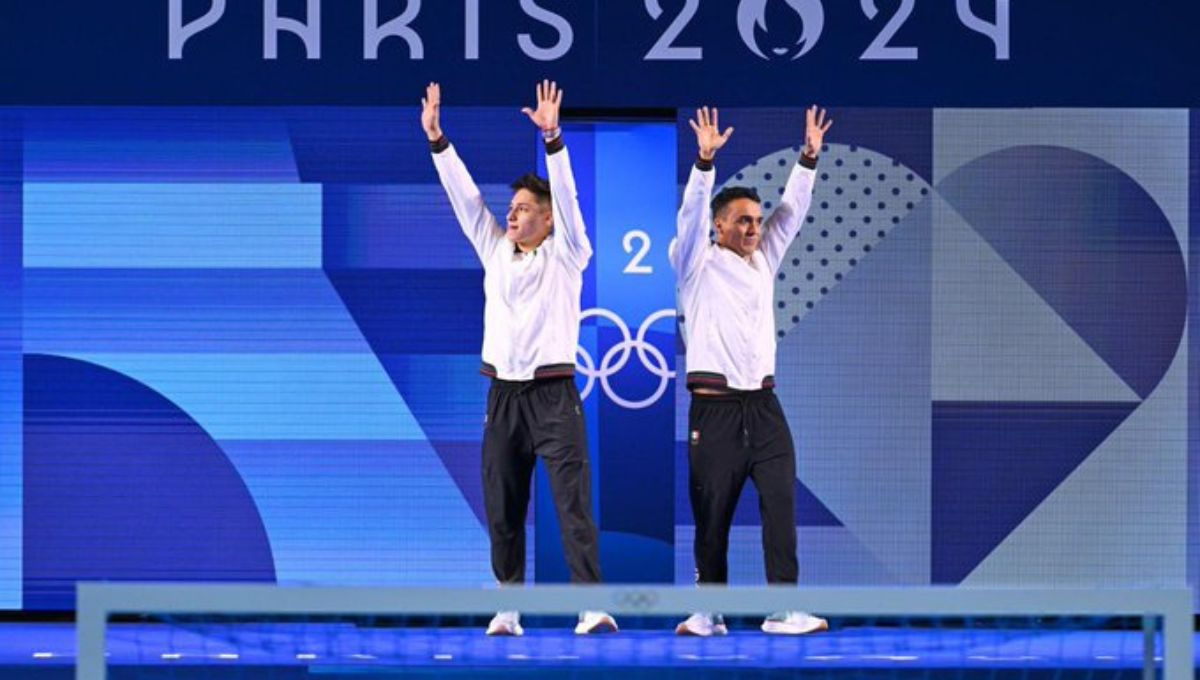 La virtual presudenta electa, Claudia Sheinbaum, felicitó a los clavadistas Juan Manuel Celaya y Osmar Olvera por haber obtenido medalla de plata en los Juegos Olímpicos de Paris