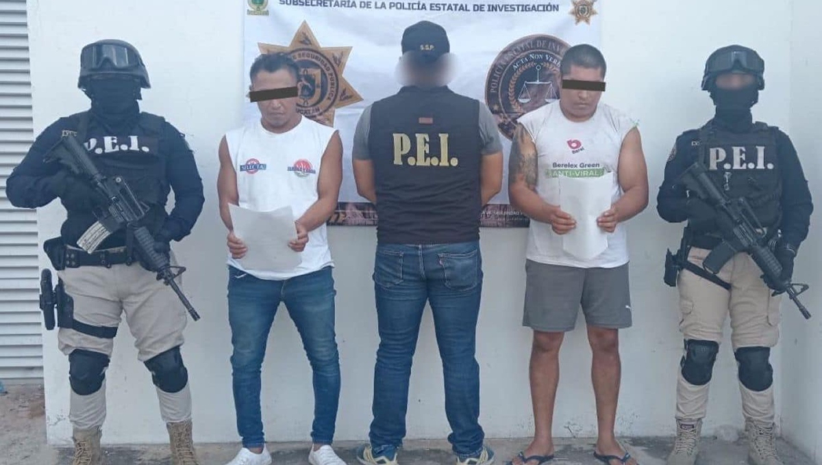 Detienen a dos hombres relacionados con un intento de homicidio en Mérida