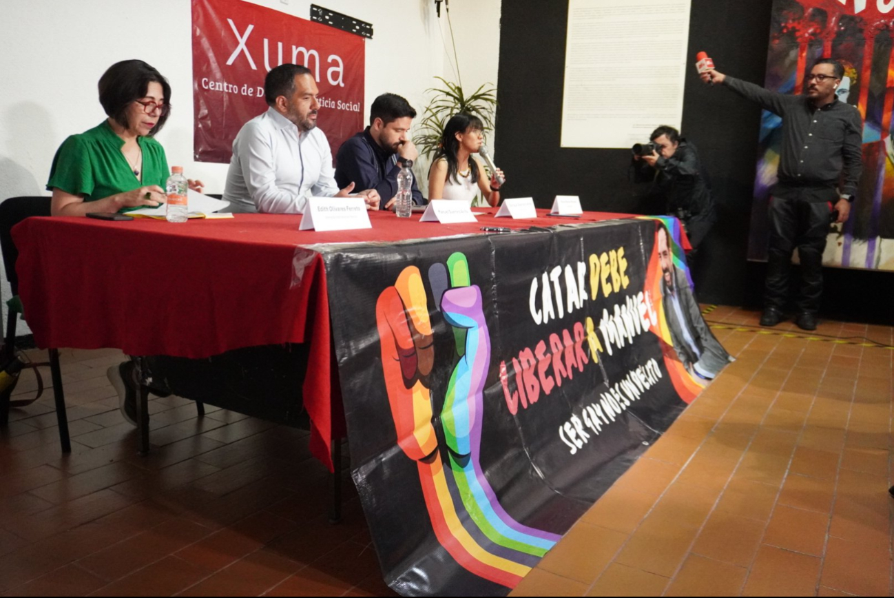 Conferencia de prensa de Manuel Guerrero en Ciudad de México Conferencia de prensa de Manuel Guerrero en Ciudad de México