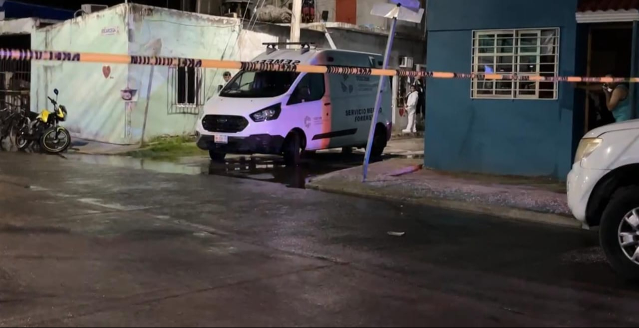 La escena del crimen permanece acordonada en Ciudad del Carmen La escena del crimen permanece acordonada en Ciudad del Carmen