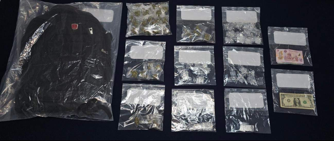 Se aseguraron dosis de drogas y dinero en efectivo Se aseguraron dosis de drogas y dinero en efectivo