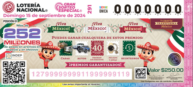 Así lucen los cachitos para el último sorteo en el sexenio de AMLO Así lucen los cachitos para el último sorteo en el sexenio de AMLO