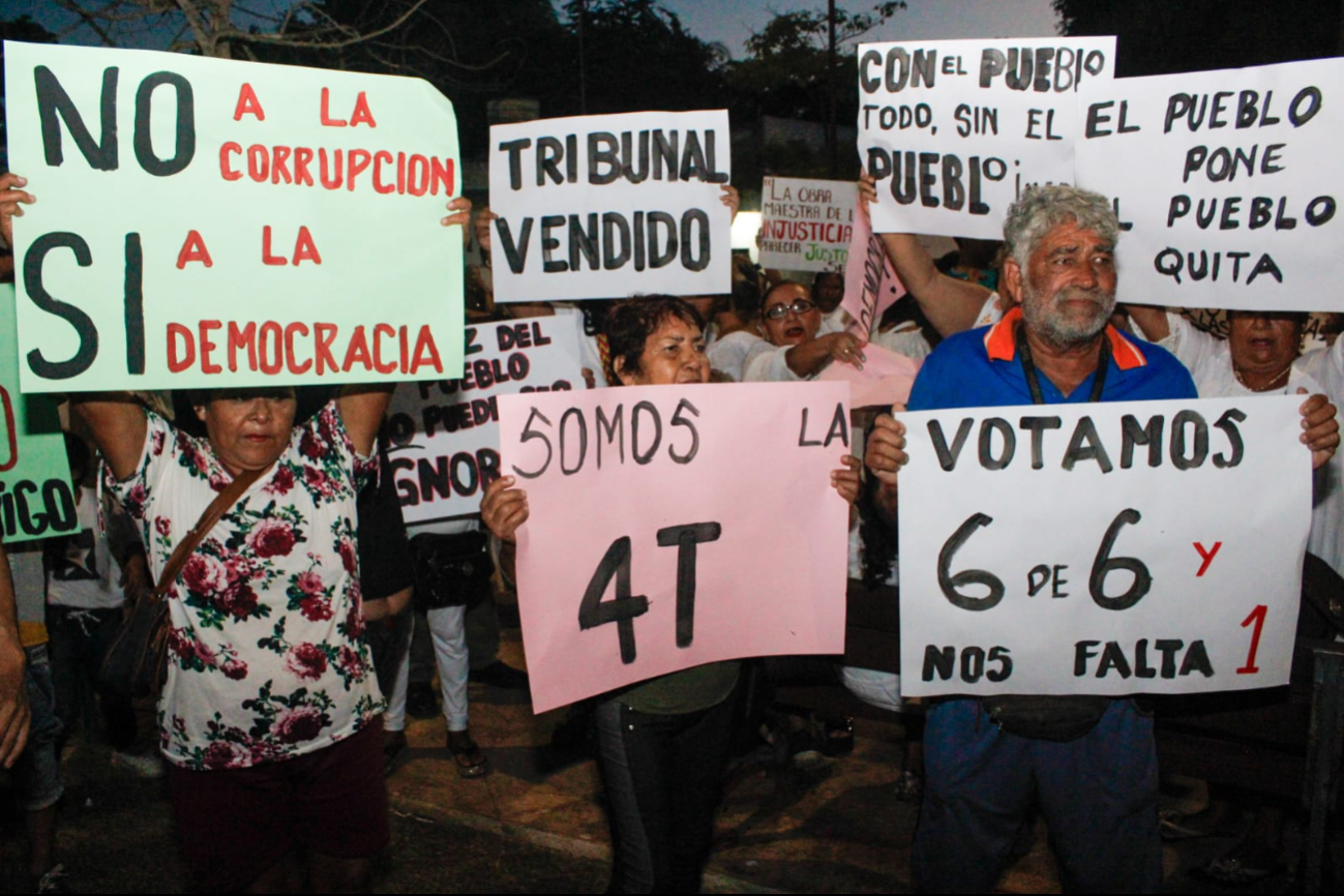 Así fue la protesta en Progreso Así fue la protesta en Progreso