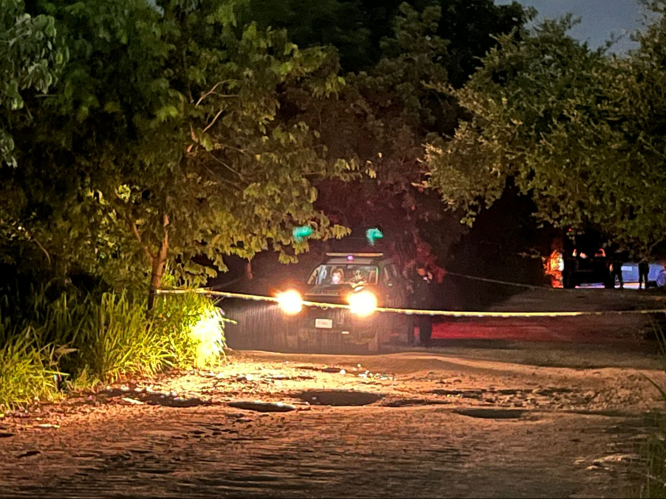 Así lucía el sitio donde permanecía el cuerpo en Cancún Así lucía el sitio donde permanecía el cuerpo en Cancún