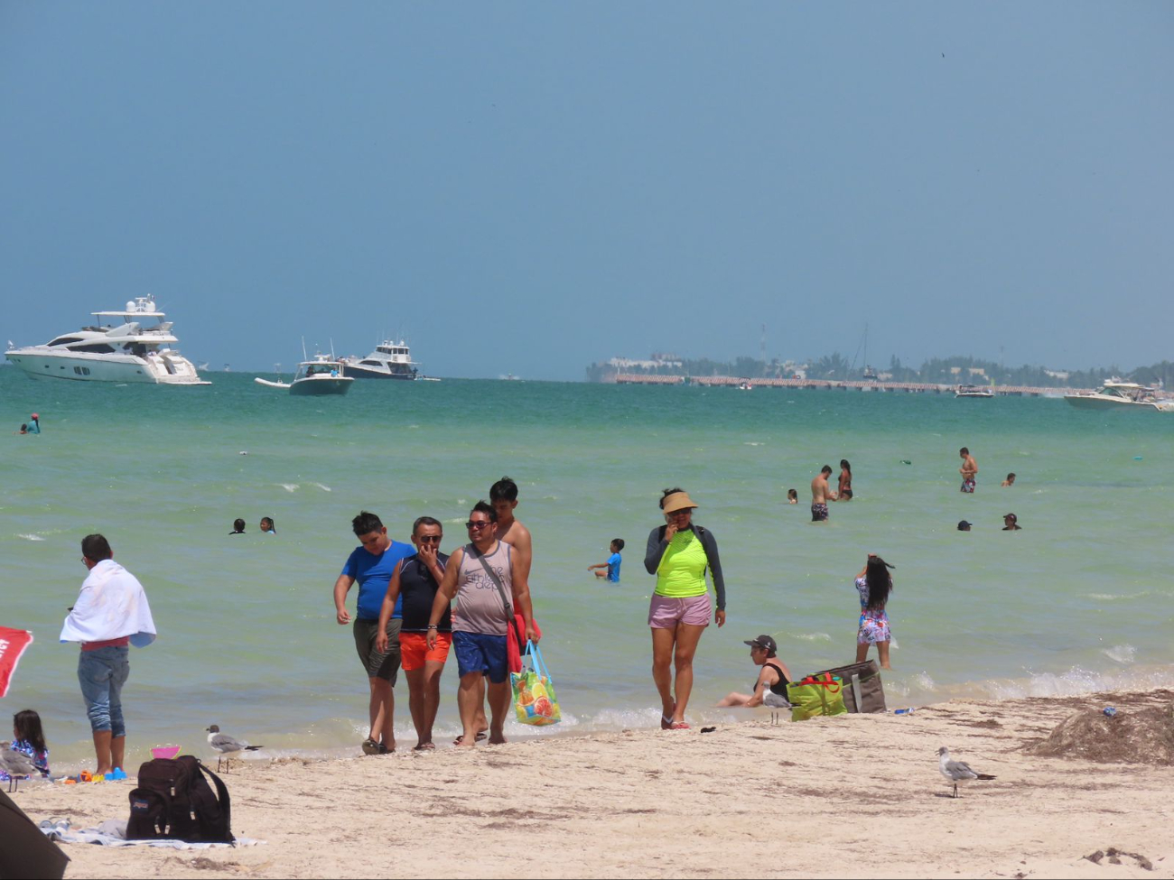 Las playas de Progreso son especiales en Navidad