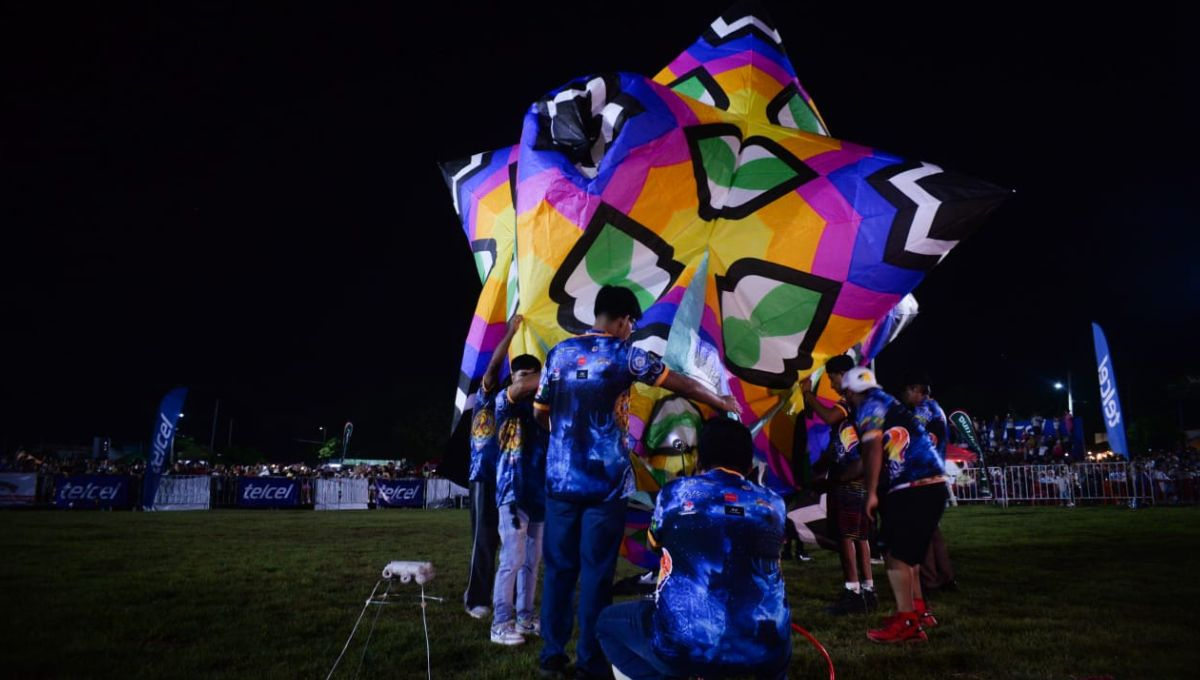 Así fue la inauguración del Festival del Globo Maya en Tahmek: VIDEO
