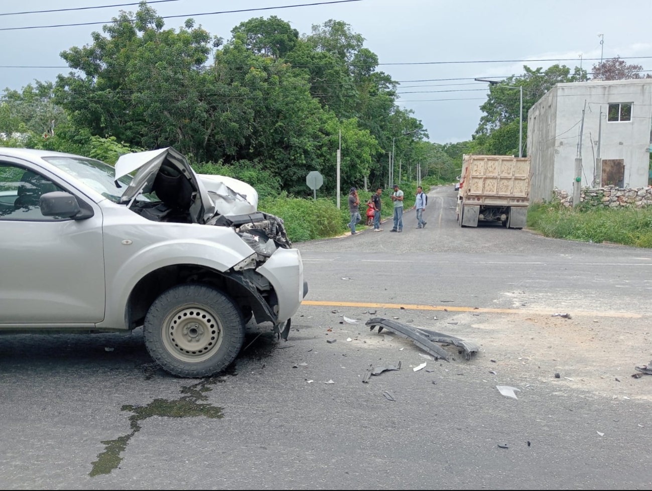 A pesar de los daños, no se registró ninguna víctima en el accidente A pesar de los daños, no se registró ninguna víctima en el accidente