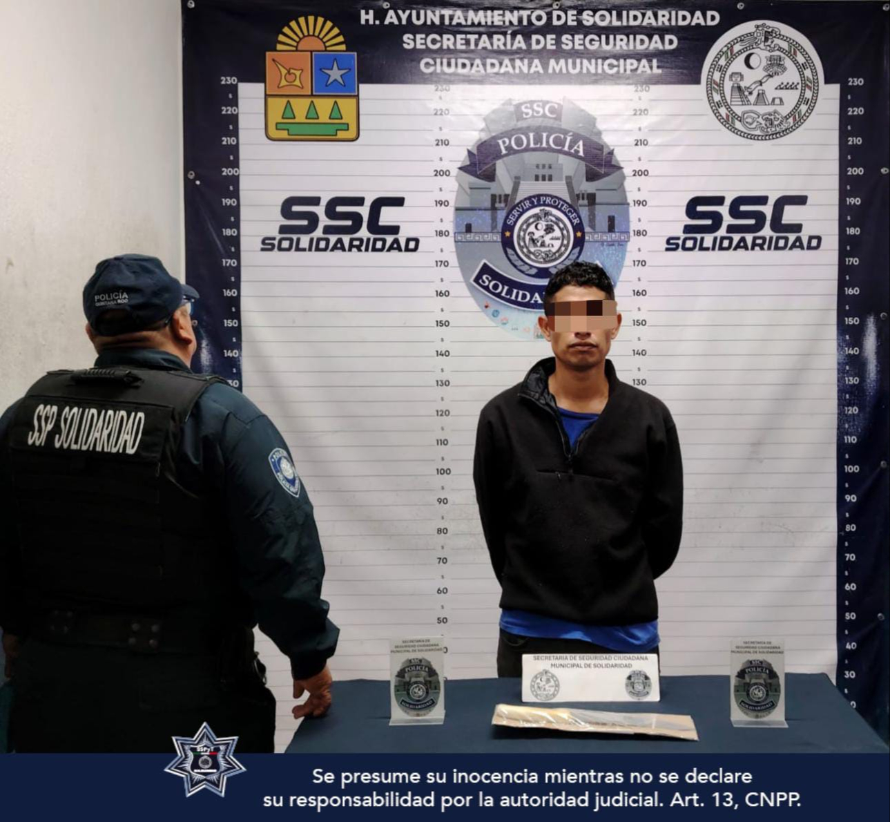 Arrestan a tabasqueño   en Playa del Carmen por asalto  a comerciante