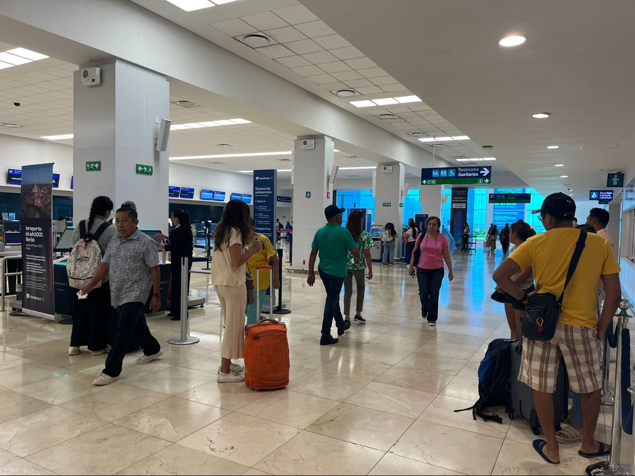 Aeropuerto de Mérida inicia jornada con vuelo adelantado 