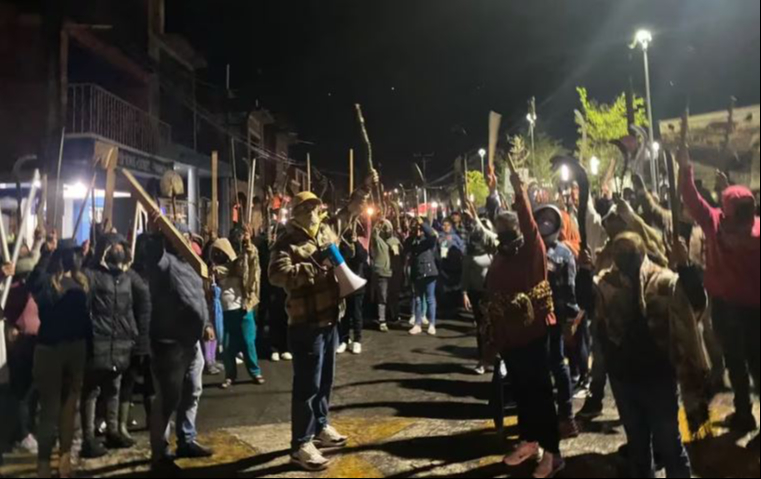 Los pobladores purépechas dicen estar hartos del crimen organizado Los pobladores purépechas dicen estar hartos del crimen organizado