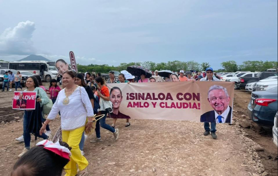 AMLO y Claudia Sheinbaum inauguran el distrito de riego de la presa “Picachos”, desde El Rosario, Sinaloa: EN VIVO 