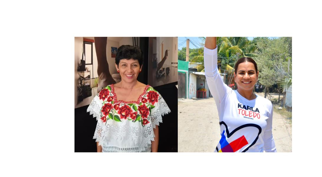 Elda Castillo, diputada de Morena; Karla Toledo, diputada del PRI Elda Castillo, diputada de Morena; Karla Toledo, diputada del PRI