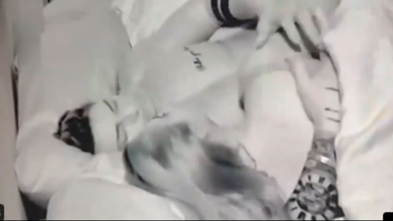 VIDEO: Captan a Gala y Agustín besándose en la cama dentro de La Casa de los Famosos
