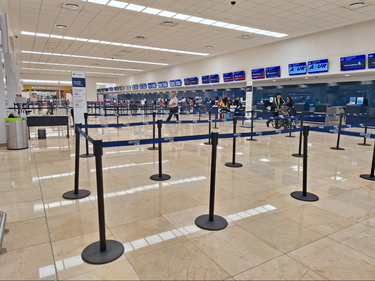 La afluencia de pasajeros disminuyó ligeramente La afluencia de pasajeros disminuyó ligeramente