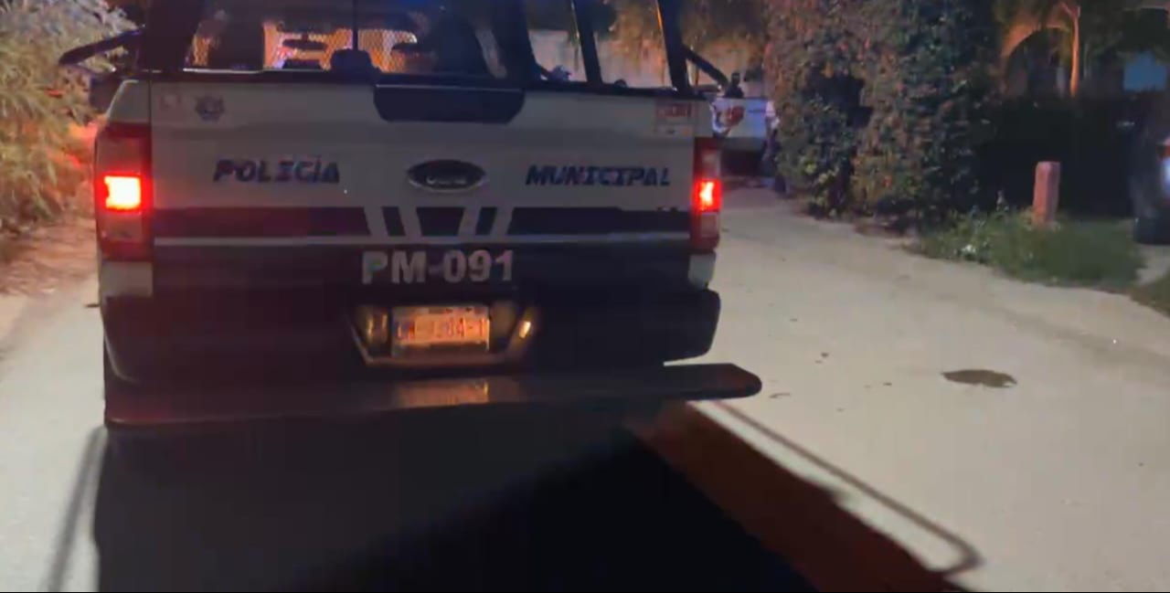 Las autoridades resguardan el sitio en Ciudad del Carmen Las autoridades resguardan el sitio en Ciudad del Carmen