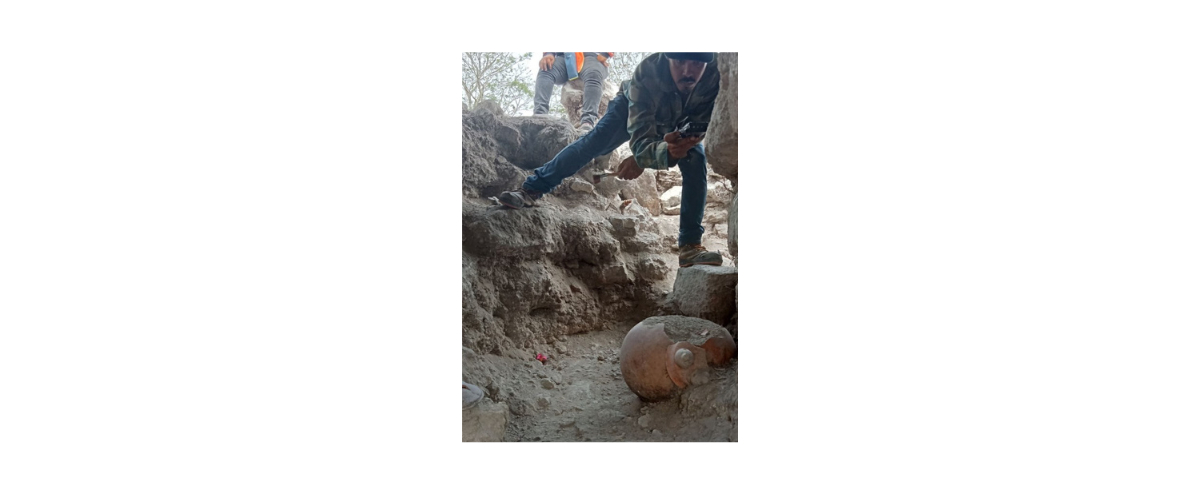 Se encontró una escultura de la deidad maya Ah Puch, que será exhibida en el nuevo museo. Se encontró una escultura de la deidad maya Ah Puch, que será exhibida en el nuevo museo.