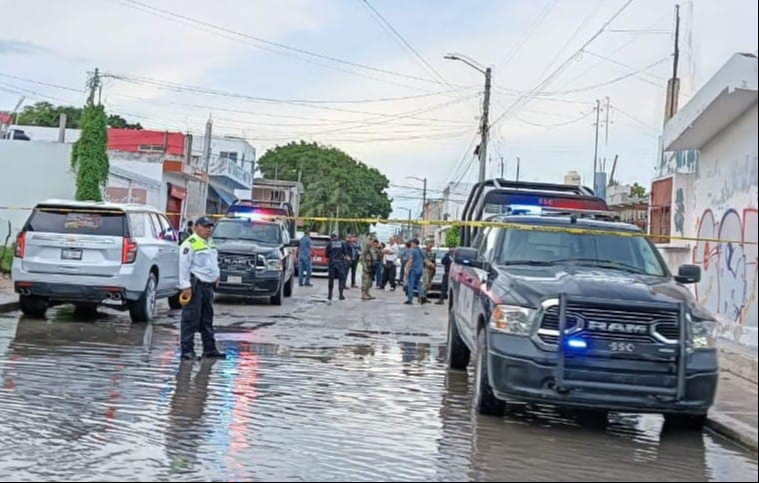 El área permanece acordonada en Chetumal El área permanece acordonada en Chetumal